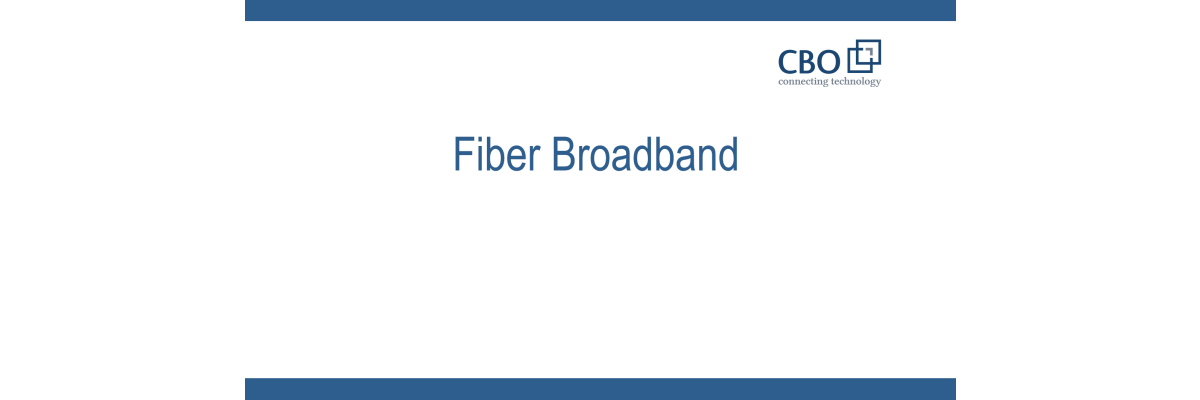 Introducción a la banda ancha por fibra óptica  - Introducción a la banda ancha por fibra óptica 