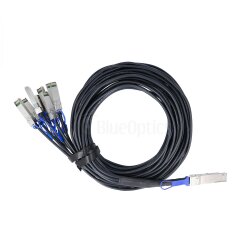 BlueLAN BL290601X1M26 kompatibel, 1 Meter QSFP-DD zu 8xSFP56 400G DAC Breakout Direct Attach Kabel