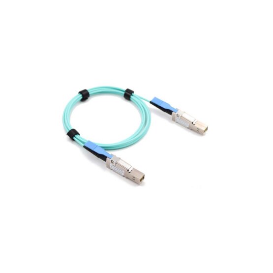 BlueOptics BL484803N10M compatible, 10 Meter MiniSAS HD (SFF-8644) 12G AOC Active Optical Cable