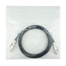 Arista Networks CAB-Q-Q-100G-0.5 compatible, 0.5 Metros QSFP28 100G DAC Cable de Conexión Directa