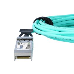 Compatible F5 Networks SFP-AOC-10G-25M SFP+ BlueOptics Active Optical Cable (AOC), 10GBASE-SR, Ethernet, Infiniband, 25 Meter