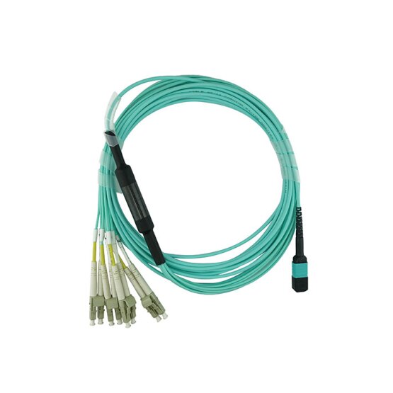 NVIDIA MC6709309-001 compatible MPO-4xLC Multi-mode OM3 Patch Cable 1 Meter