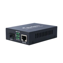 BlueOptics Gigabit Ethernet Media Converter 1x SFP, 1x 10/100/1000M RJ45