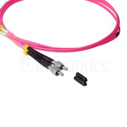 BlueOptics Duplex Fiber Patch Cable LC-FSMA Multi-mode OM4