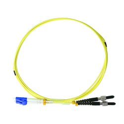 BlueOptics Duplex Cable de parcheo de fibra óptica LC/PC-FSMA/PC Single-mode 50 Metros