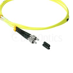 BlueOptics Duplex Cable de parcheo de fibra óptica LC/PC-FSMA/PC Single-mode 50 Metros