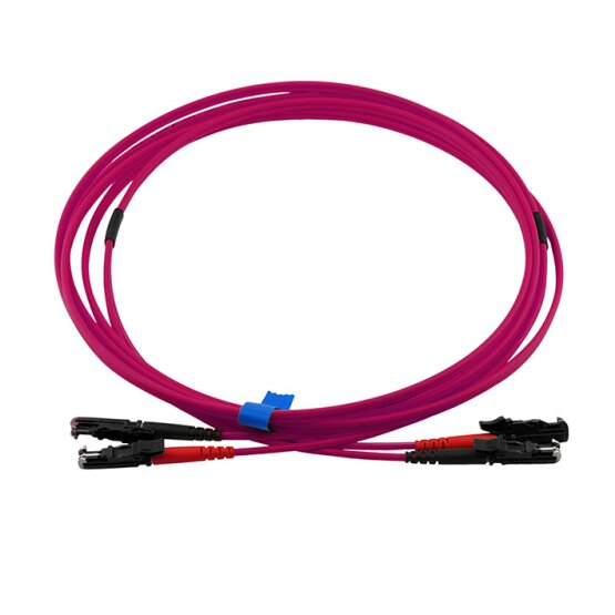 BlueOptics Duplex Cable de parcheo de fibra óptica E2000-E2000 Monomode OM4