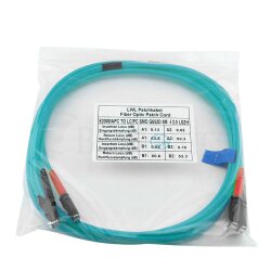 BlueOptics Duplex Cable de parcheo de fibra óptica E2000-E2000 Monomode OM3