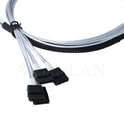 BlueLAN interno MiniSAS Hybrid Kabel SFF-8087/4x SATA 1 Metro