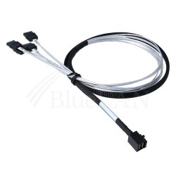 BlueLAN interno MiniSAS Hybrid Kabel SFF-8643/4x SATA 50cm