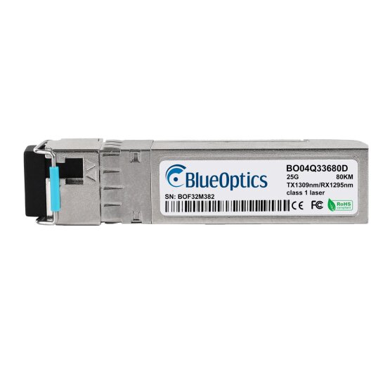 BlueOptics Bidi SFP28 Transceptor TX1309nm/RX1295nm 25GBASE-BX-D 80KM