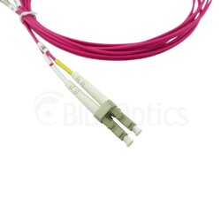 BlueOptics Duplex Cable de parcheo de fibra óptica LC-LC Monomode OM4 4 Metro
