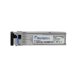 Compatible Level One SFP-7421 BlueOptics BO15A3155640D SFP Transceiver, LC-Simplex, 100BASE-BX-U, Single-mode Fiber, TX1310nm/RX1550nm, 40KM