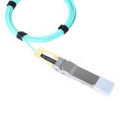 Kompatibles Cisco QDD-400-AOC2M QSFP-DD BlueOptics Aktives Optisches Kabel (AOC), 400GBASE-SR8, Ethernet, Infiniband, 2 Meter