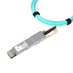 Kompatibles Juniper 740-090166 QSFP-DD BlueOptics Aktives Optisches Kabel (AOC), 400GBASE-SR8, Ethernet, Infiniband, 5 Meter