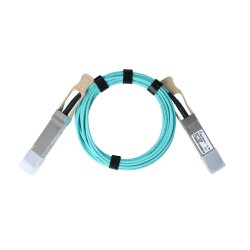 Compatible HPE P06153-B23 QSFP56 BlueOptics Active Optical Cable (AOC), 200GBASE-SR4, Ethernet, Infiniband, 10 Meter