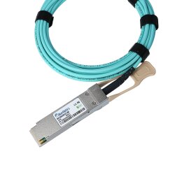 Compatible Fortinet FG-TRAN-QSFP-4XSFP QSFP28 BlueOptics Active Optical Cable (AOC), Breakout 4 Channel QSFP28 to 4xSFP28, 100GBASE-SR4/4x25GBASE-SR, 1 Meter