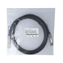 Compatible Cisco QDD-400-CU1M QSFP-DD BlueLAN Direct Attach Cable, 400GBASE-CR4, Infiniband, 26 AWG, 1 Meter