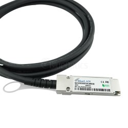 Compatible Ruckus E40G-QSFP-4SFP-C-0201 BlueLAN active 40GBASE-CR4 QSFP to 4x10GBASE-CR SFP+ Direct Attach Breakout Cable, 2 Meter, 26AWG
