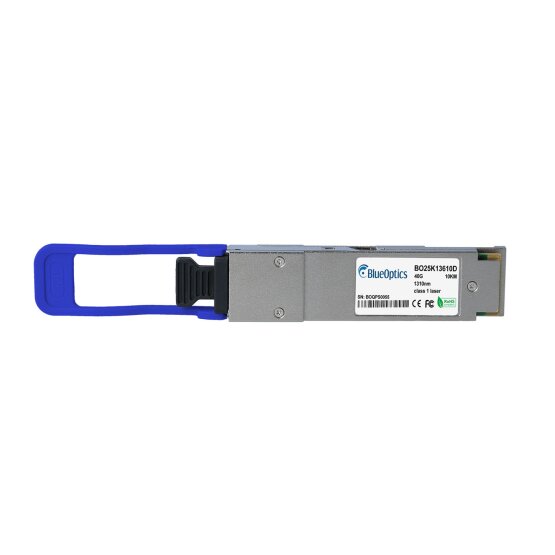BlueOptics BO25K13610D compatible, 40GBASE-LR4 QSFP Transceiver CWDM 10 Kilometer DDM