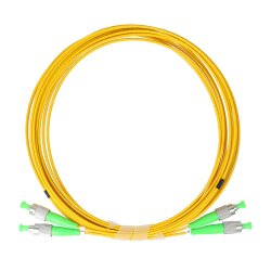 BlueOptics Duplex Cable de parcheo de fibra óptica FC-APC/FC-APC Single-mode