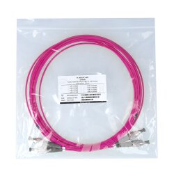 BlueOptics Duplex Cable de parcheo de fibra óptica FC-FC Monomode OM4