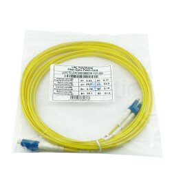 Corning 040402G5120000030M compatible LC-LC Single-mode Cable de parcheo de fibra óptica 30 Metros
