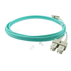 Corning 055702K512000010M compatible LC-SC Monomode OM3 Cable de parcheo de fibra óptica 10 Metros
