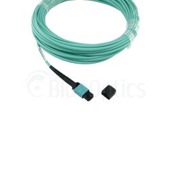 Dell EMC CBL-MPO12-4LC-OM3-2M compatible MPO-4xLC Monomode OM3 Cable de parcheo de fibra óptica 2 Metros