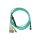 Fortinet FG-TRAN-QSFP-4XSFP-1 compatible MPO-4xLC Multi-mode OM3 Patch Cable 1 Meter