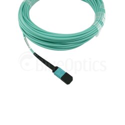Fortinet FG-TRAN-QSFP-4XSFP-30 compatible MPO-4xLC Monomode OM3 Cable de parcheo de fibra óptica 30 Metros