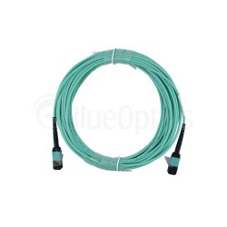 Dell EMC CBL-MTP12-OM3-5M compatible MTP-MTP Monomode OM3 Cable de parcheo de fibra óptica 5 Metros