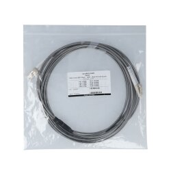 BlueOptics cable de conexión de fibra dúplex blindado de acero LC-LC Monomode OM5