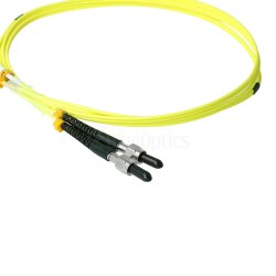 BlueOptics Duplex Cable de parcheo de fibra óptica LC/APC-FSMA/PC Monomodo