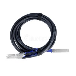 Compatible Juniper 720-134834 BlueLAN pasivo 200GBASE-CR8 QSFP-DD a 2x100GBASE-CR4 QSFP28 Direct Attach Breakout Cable, 1 Metro, AWG26
