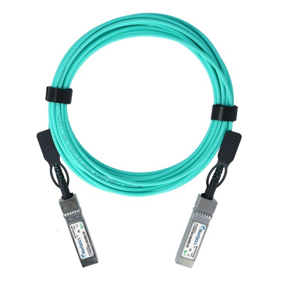 Compatible Arista AOC-S-S-10G-50M BlueOptics SFP+ Active Optical Cable (AOC), 10GBASE-SR, Ethernet, Infiniband, 50 Meter
