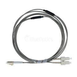 BlueOptics cable de conexión de fibra dúplex blindado de acero LC-SC Multimodo OM5