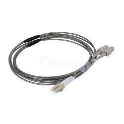 BlueOptics cable de conexión de fibra dúplex blindado de acero LC-SC Multimodo OM5