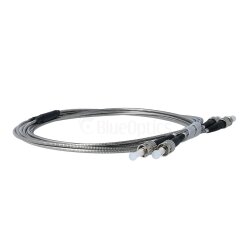 BlueOptics cable de conexión de fibra dúplex blindado de acero ST-ST Monomode G.657.A1