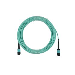 Chelsio QSRCABLE1M compatible MPO-MPO Multi-mode OM3 Patch Cable 1 Meter