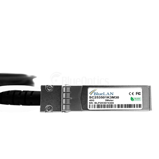 BlueLAN Cable de conexión directa 40GBASE-CR4 QSFP 2 Metros