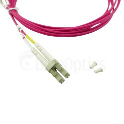 Dell EMC CBL-LC-OM4-2M compatible LC-LC Monomode OM4 Cable de parcheo de fibra óptica 2 Metros