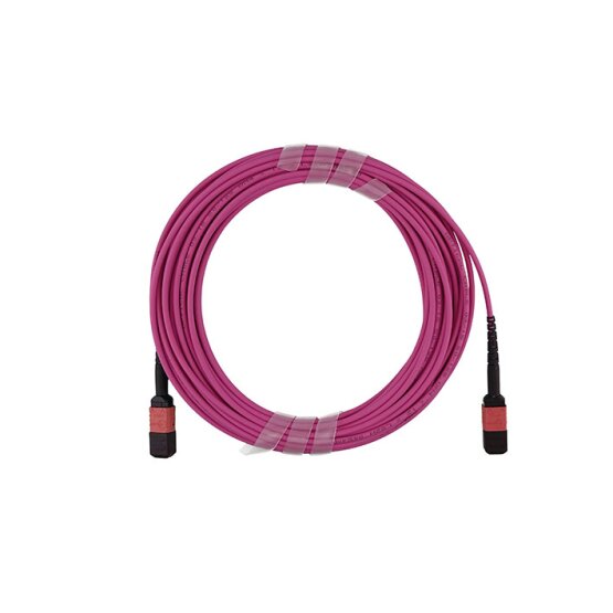 Dell EMC CBL-MPO24-OM4-30M compatible MPO-MPO Monomode OM4 Cable de parcheo de fibra óptica 30 Metros