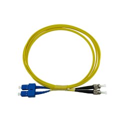 Cisco CAB-SMF-ST-SC-2 compatible ST-SC Single-mode Cable de parcheo de fibra óptica 2 Metros