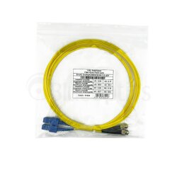 Cisco CAB-SMF-ST-SC-3 compatible ST-SC Single-mode Cable de parcheo de fibra óptica 3 Metros