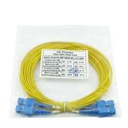 Cisco CAB-SMF-SC-SC-30 compatible SC-SC Single-mode Cable de parcheo de fibra óptica 30 Metros