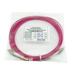 BlueOptics Duplex Cable de parcheo de fibra óptica LC-LC Monomode OM4
