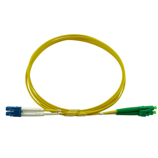 BlueOptics Duplex Cable de parcheo de fibra óptica LC-UPC/LC-APC Single-mode