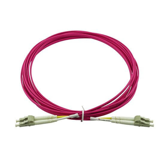 BlueOptics Duplex Cable de parcheo de fibra óptica LC-LC Monomode OM4 7.5 Metros