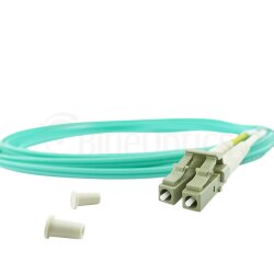 BlueOptics Duplex Cable de parcheo de fibra óptica LC-LC Monomode OM3 30 Metros